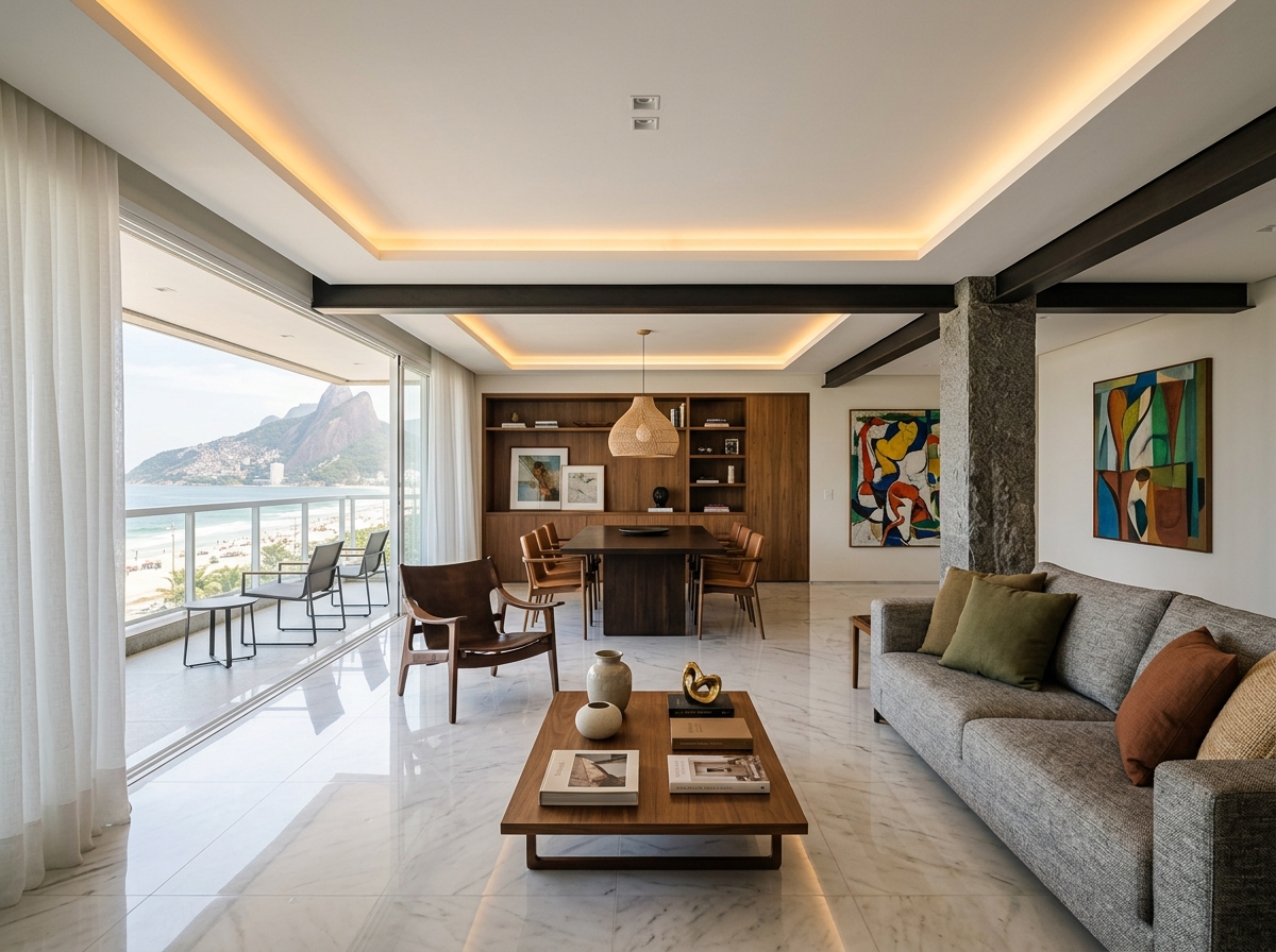 Obra entregue com acabamento de alto padrão Martins Pascoal